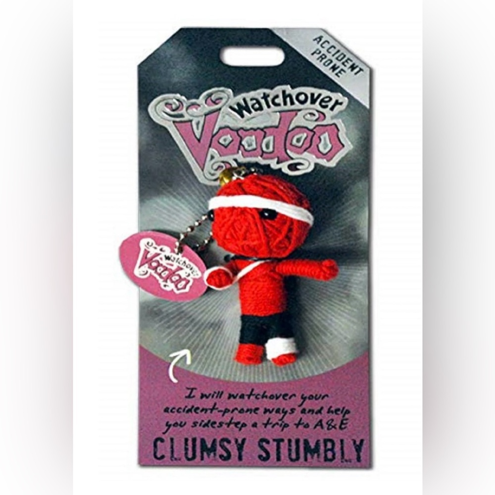 NWT Watchover Voodoo Doll Keychain - Clumsy Stumbly